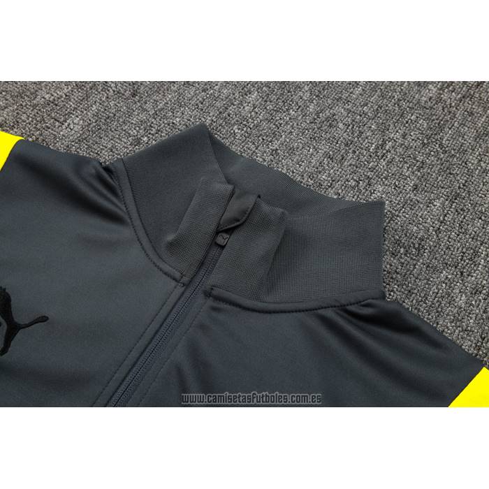 Chandal de Chaqueta del Borussia Dortmund 2023-2024 Gris